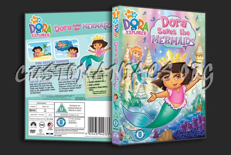 Dora the Explorer: Dora Saves the Mermaids dvd cover