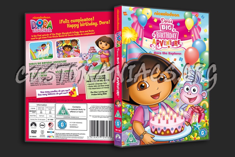 Dora the Explorer: Dora's Big Birthday Adventure dvd cover