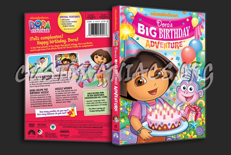 Dora the Explorer: Dora's Big Birthday Adventure dvd cover