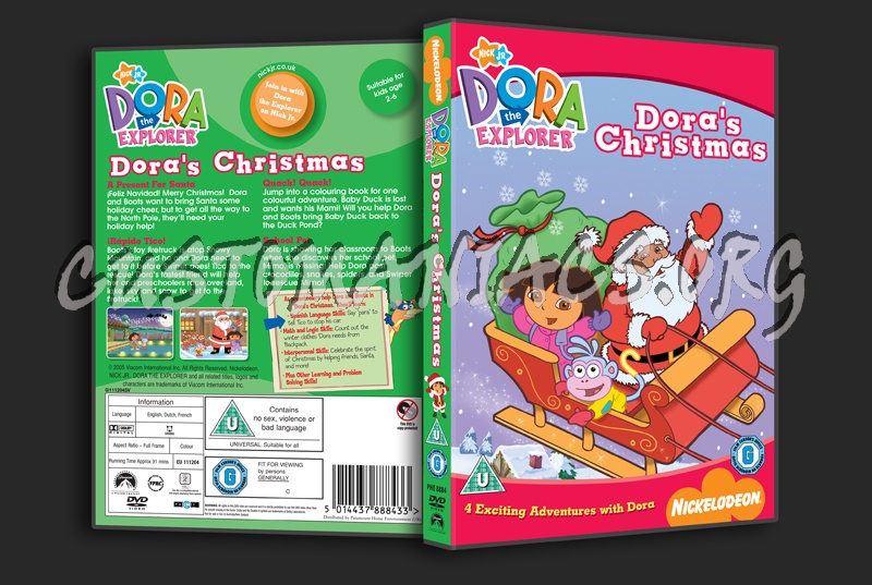 Dora the Explorer: Dora's Christmas dvd cover