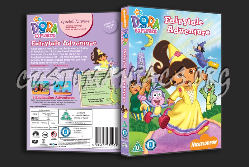 Dora the Explorer: Fairytale Adventure dvd cover