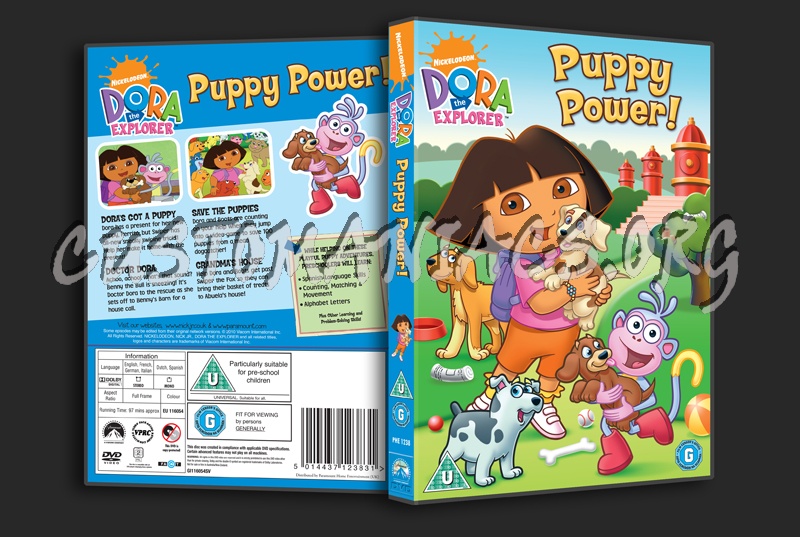 Dora the Explorer: Puppy Power! dvd cover