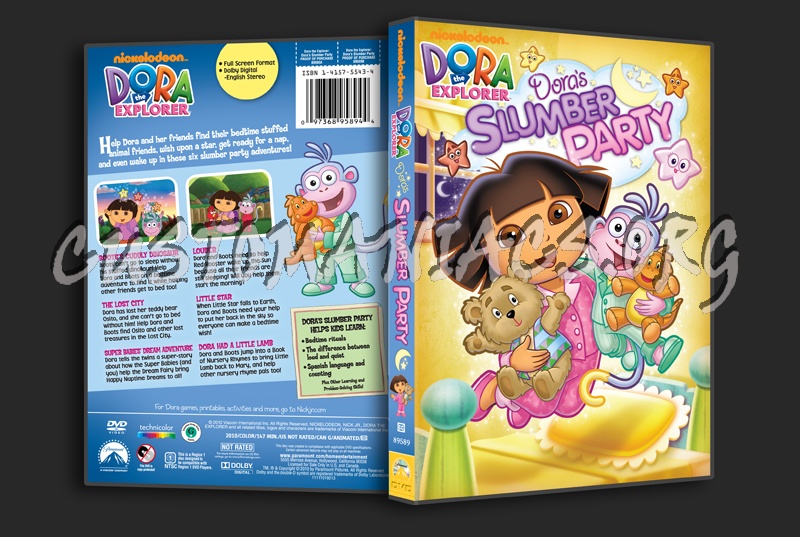 Dora the Explorer: Slumber Party dvd cover