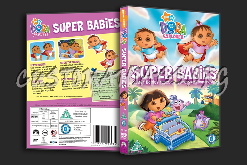 Dora the Explorer: Super Babies dvd cover