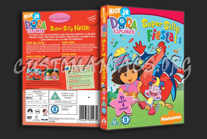 Dora the Explorer: Super Silly Fiesta! dvd cover