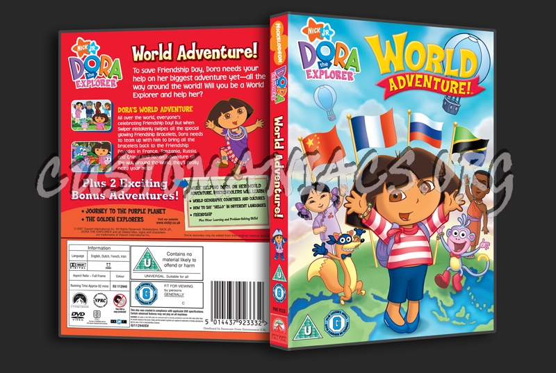 Dora the Explorer: World Adventure! dvd cover