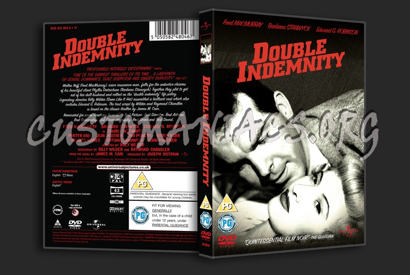 Double Indemnity dvd cover