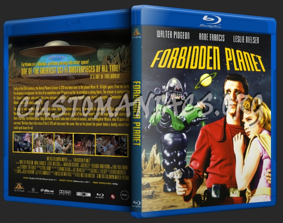 Forbidden Planet blu-ray cover