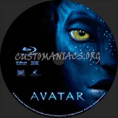 Avatar blu-ray label