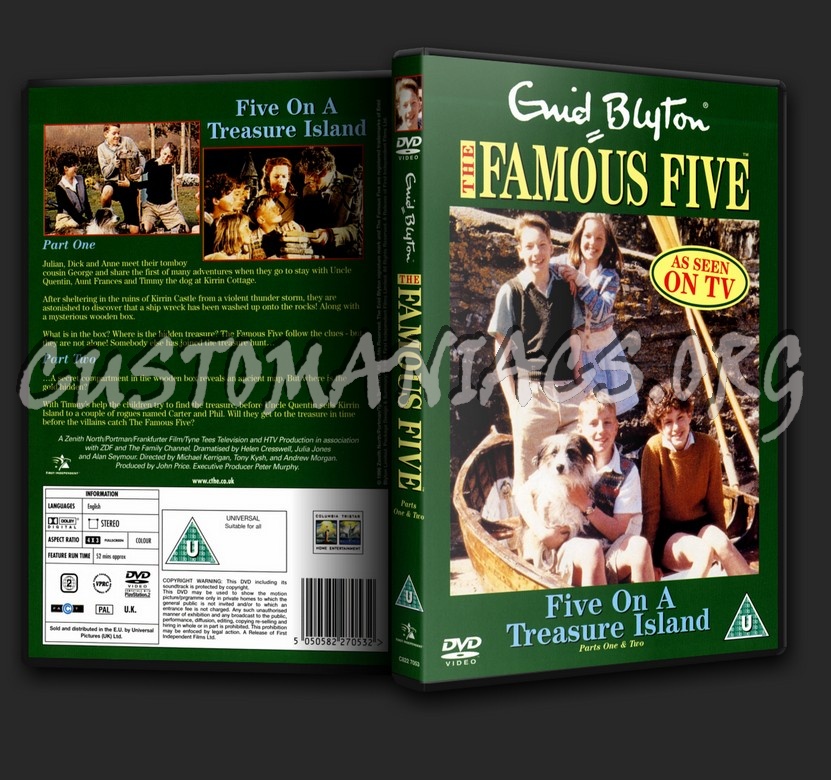 The Famous Five - Five On A Treasure Island dvd cover