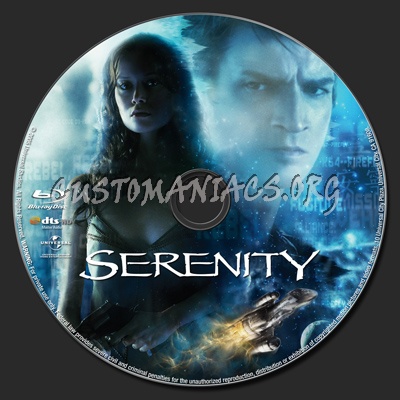 Serenity blu-ray label