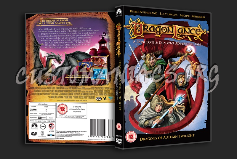 Dragonlance: Dragons of Autumn Twilight dvd cover