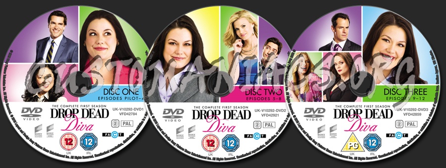 Drop Dead Diva Season 1 dvd label