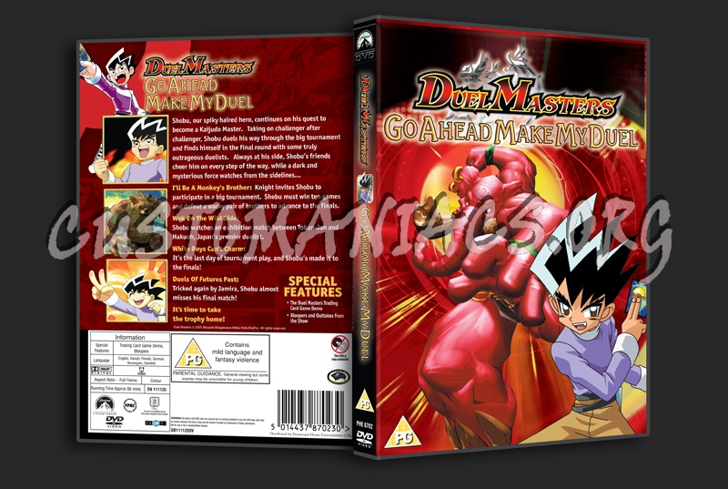 Duel Masters: Go Ahead Make My Duel dvd cover