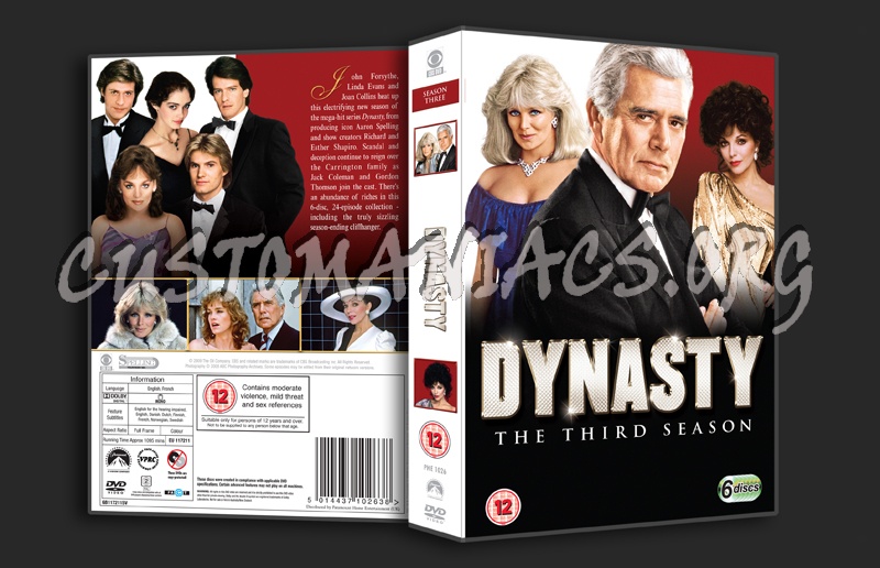 Dynasty - Season 3 dvd cover