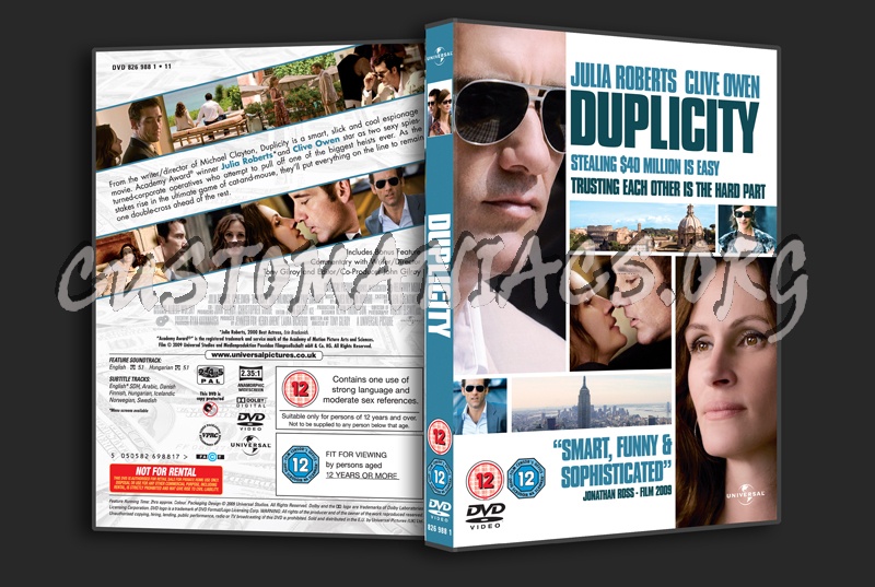 Duplicity dvd cover
