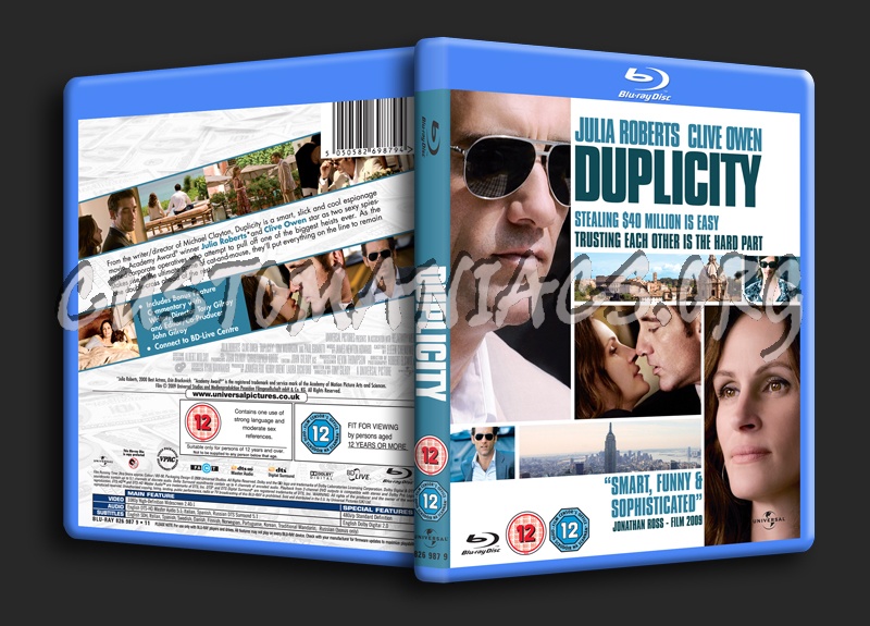 Duplicity blu-ray cover