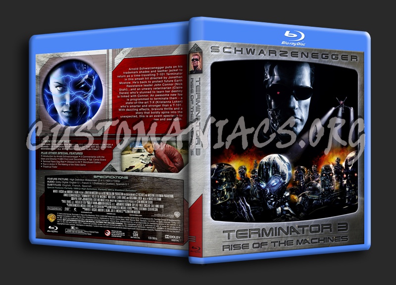 Terminator 3 - Rise Of The Machines blu-ray cover