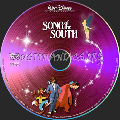 Song Of The South dvd label