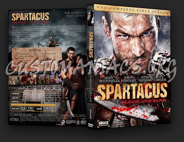 Spartacus: Blood and Sand dvd cover