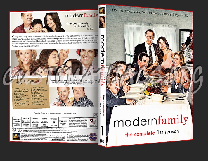 Modern Family Season 1 dvd cover