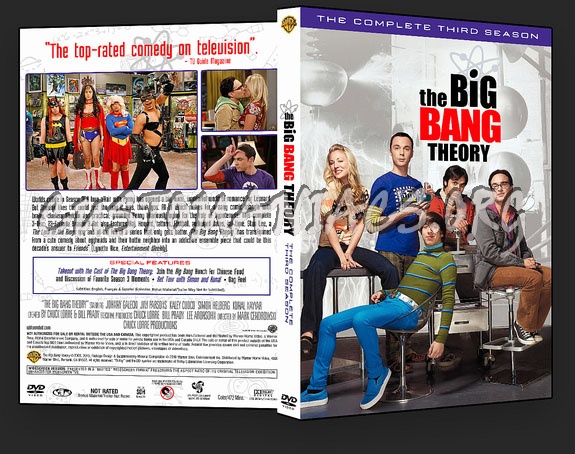 The Big Bang Theory - Season 3 dvd cover