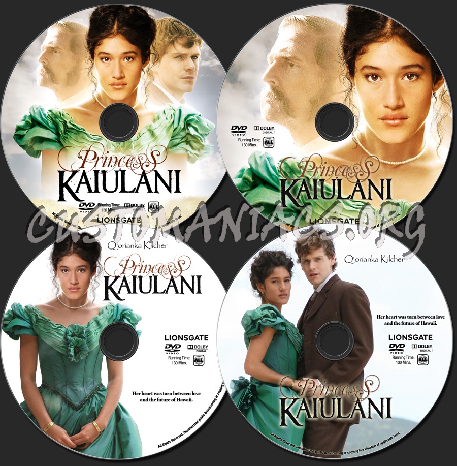 Princess Ka'iulani dvd label