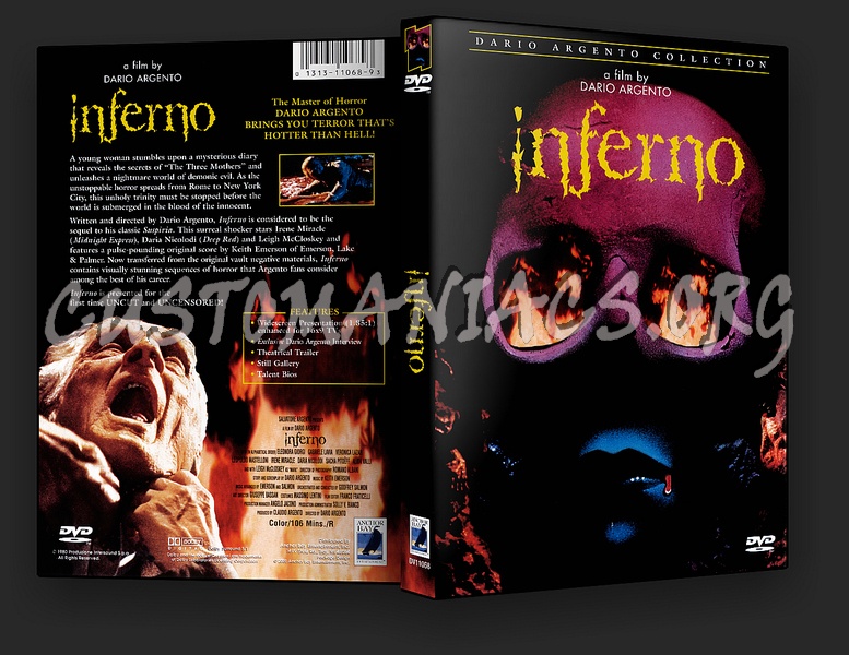 Inferno (Dario Argento) dvd cover