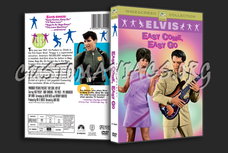 Easy Come, Easy Go. dvd cover