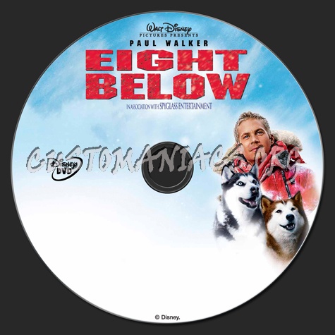 Eight Below dvd label