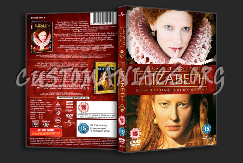 Elizabeth / Elizabeth The Golden Age dvd cover