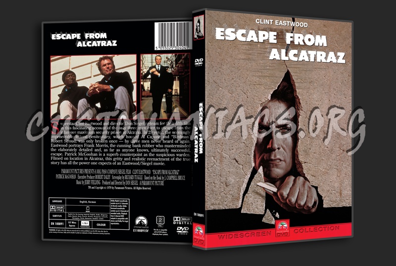 Escape From Alcatraz dvd cover