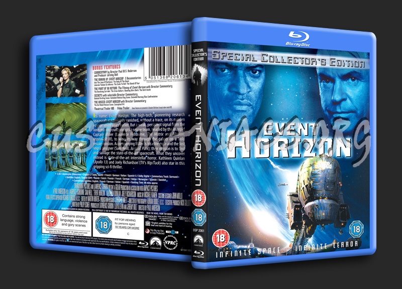 Event Horizon blu-ray cover