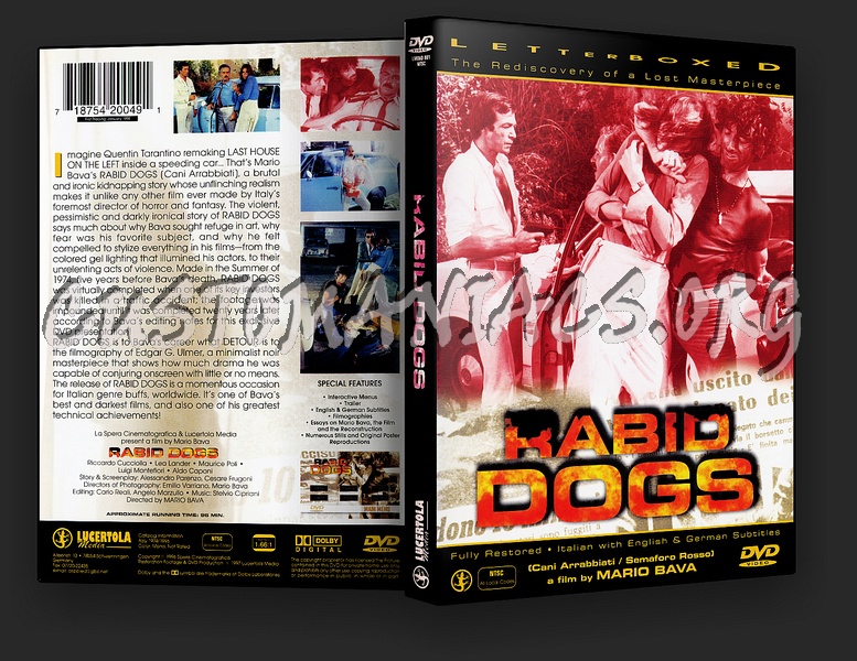 Rabid Dogs dvd cover