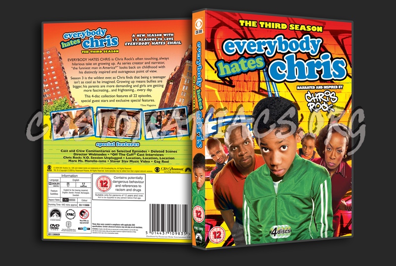 Everybody Hates Chris Season 3 dvd cover