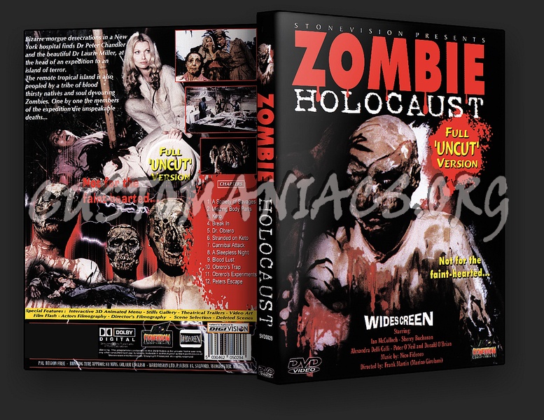 Zombie Holocaust (Dr. Butcher M.D) dvd cover