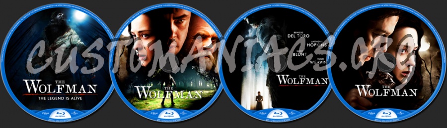 The Wolfman blu-ray label