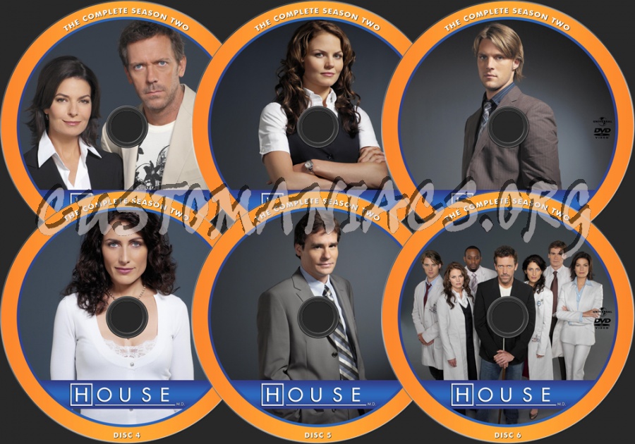 House M.D. - Season 2 dvd label