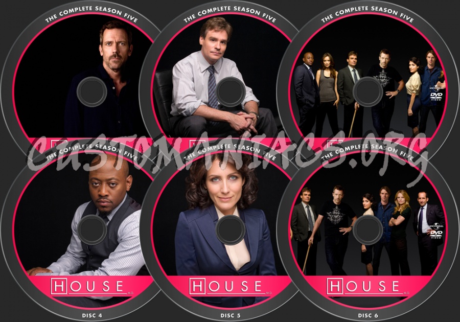 House M.D. - Season 5 dvd label