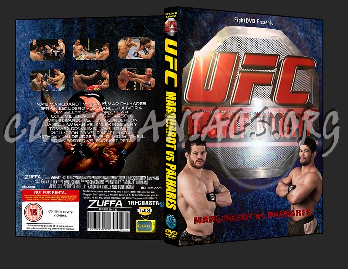 UFC UFN 22 Marquardt vs. Palhares dvd cover