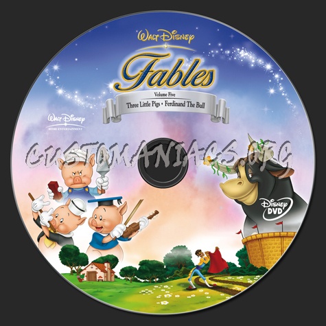 Fables Volume 5 dvd label