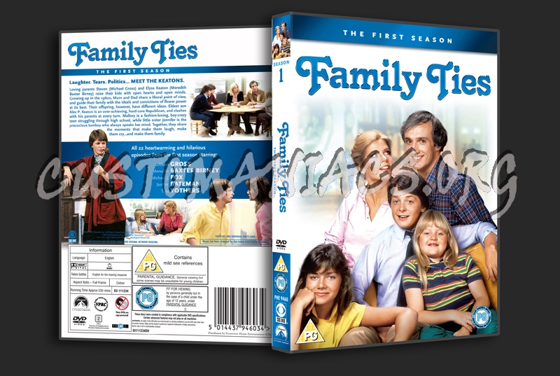 Family Ties Season 1 dvd cover