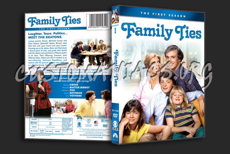 Family Ties - Season 1 dvd cover