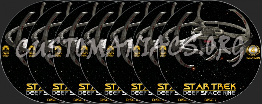 Star Trek: Deep Space Nine - Season 4 dvd label