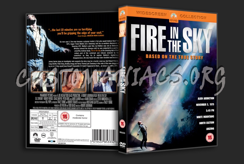 Fire in the Sky dvd cover