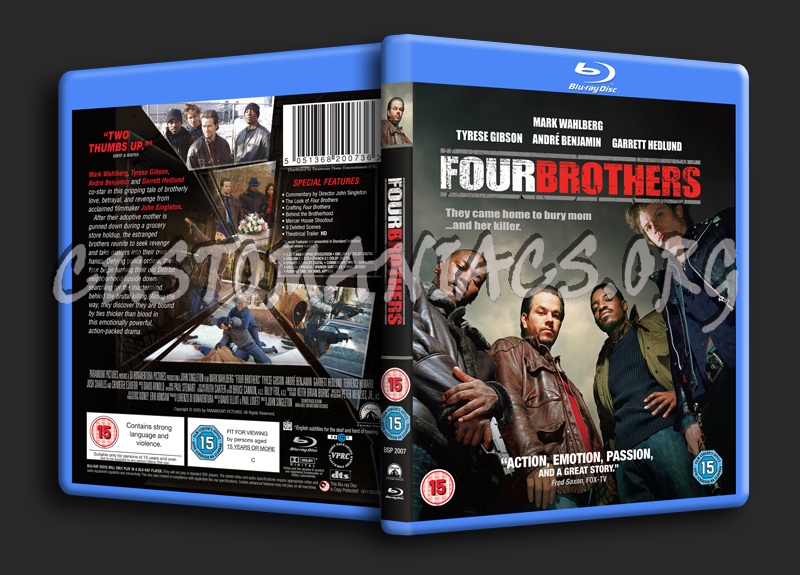 Four Brothers blu-ray cover