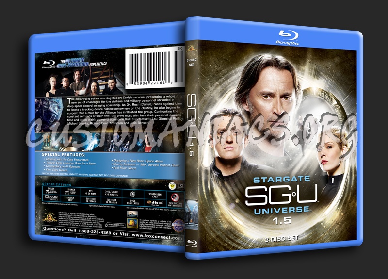 Stargate Universe Season 1.5 blu-ray cover