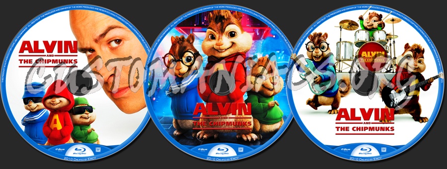 Alvin And The Chipmunks blu-ray label