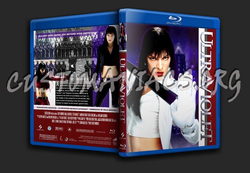 Ultraviolet blu-ray cover