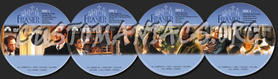 Frasier Season 4 dvd label